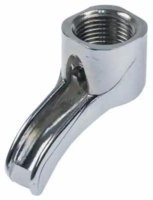 Filterhållarutlopp Gänga 3/8" Koppar 1 böjd/lång