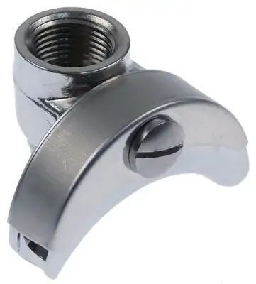 Filterhållarutlopp Gänga 3/8" Koppar 2 böjd/lång