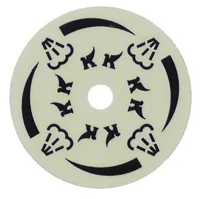 Skiva Ånga ø 337mm ID ø 45mm gul