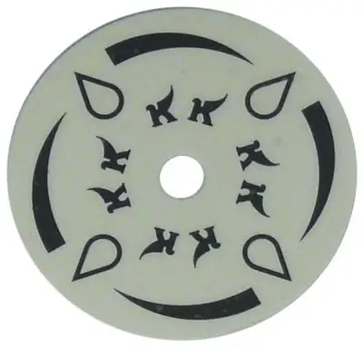Skiva Vatten ø 337mm ID ø 45mm gul