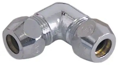 Vinkelskruvkoppling Gänga 3/8" Rör ø 10mm
