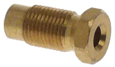 Munstycke Gänga M10x1 Mässing L 24mm