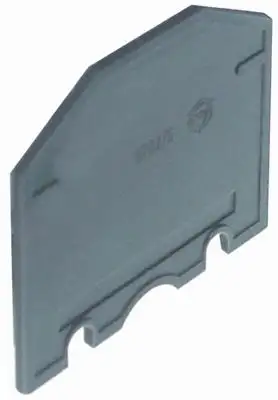 Skiljeplåt grå Klämmor t.o.m. 4mm²