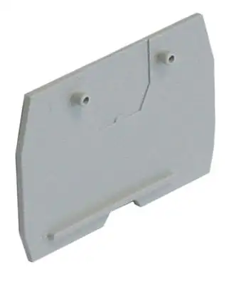 Ändplatta grå Klämmor t.o.m. 4mm²