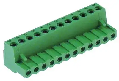 Kretskortskopplingsplint 12-polig Gallermått 5mm