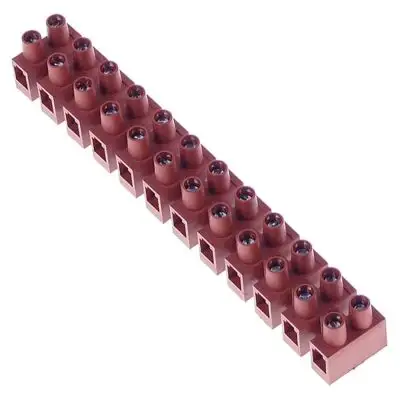 Kopplingsplint 12-polig Temp.best. 150°C max 750V
