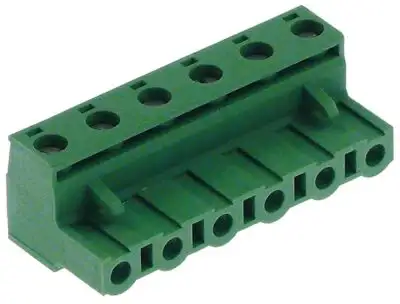 Sladdplatta klämma 6-polig tvärsnitt 1,5 mm²
