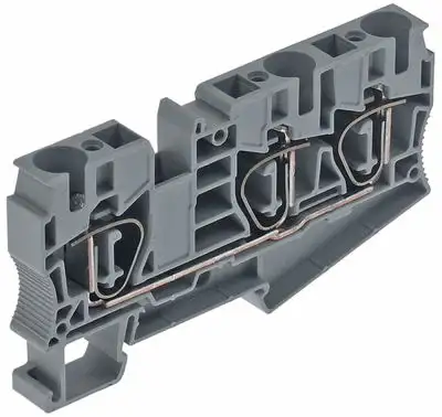 Rækkeklemme Phoenix Kontakttyp St 10-Twin 0,2-16 mm² grå B 10,2mm L 95,7mm Maks. 57a