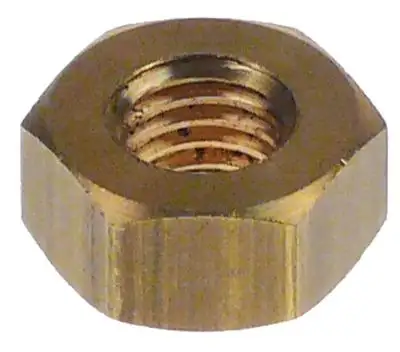 Sexkantsmutter Gänga M10L Mässing H 815mm SW 17