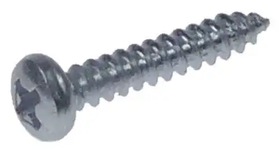 Skruv med platt huvud L 18mm Förzinkat stål ø 28mm