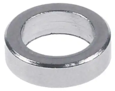 Skiva ID ø 10mm YD ø 14mm Mässing, förnicklad