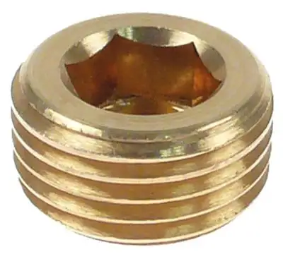Inställningsskruv Gänga 1/8" L 8mm Mässing