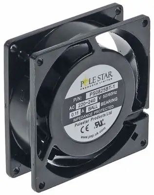 Axialfläktar 220-240VAC 25W L 80mm B 80mm H 25mm