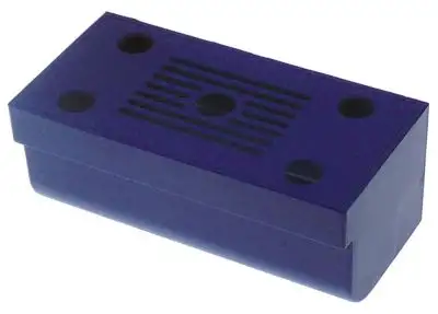 Droppskål blå H 60mm L 148mm B 74mm komplett