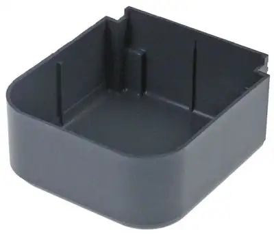 Droppskål grå H 58mm L 115mm B 123mm