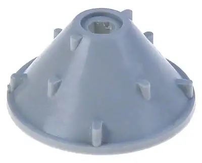 Mixerskiva Plast ø 54mm H 27mm Hål ø 8x6,5mm