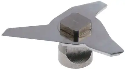 Kniv ø 60mm H 40mm Hål ø 8mm med axel
