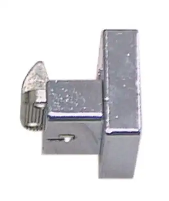 Anslag Zink gjutjärn H 20mm L 39mm B 32mm med kil