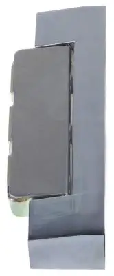 Kantgångjärn Zamak förkromad L 134mm B 33mm