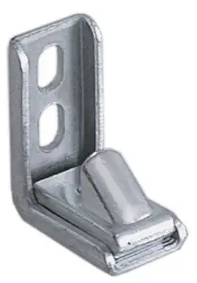 Anslag Förzinkat stål H 29mm L 36mm B 19mm BA 12mm