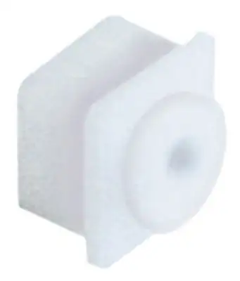 Hylsa ID ø 75mm vit Monteringsmått 22x22mm H 45mm