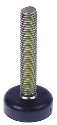 Apparatfot Gänga M8 ø 24mm H 8mm Gänga L 45mm
