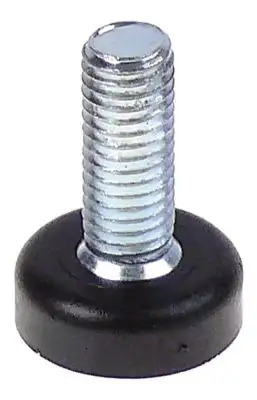 Apparatfot Gänga M10 ø 24mm H 8mm Gänga L 25mm