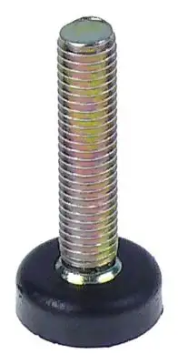 Apparatfot Gänga M10 ø 24mm H 8mm Gänga L 45mm