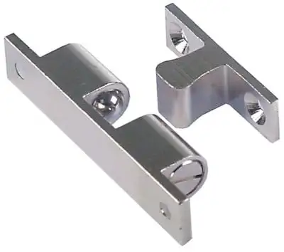 Snäpplås Mässing, förnicklad H 20mm L 69mm B 13mm