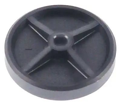 Rulle Plast ø 42mm svart