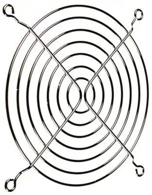 Skyddsgaller ø 90mm BA 83mm till axialfläkt 92mm
