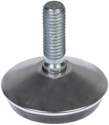 Apparatfot Gänga M8 ø 38mm H 13mm Gänga L 24mm