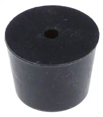 Apparatfot ø 28mm H 21mm Hål ø 10mm Hål ø 5mm