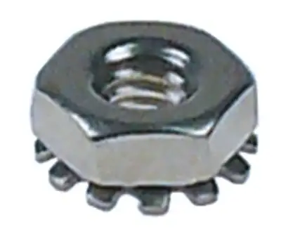 Gör tråd 8/32 "UNC CNS H 4mm SW 9 med tandskiva VPE 1 st.