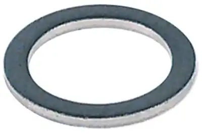 Skiva ID ø 10mm YD ø 14mm Aluminium VPE 1Styck