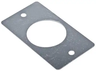 Fästplatta ID ø 48mm L 110mm B 60mm till avlopp
