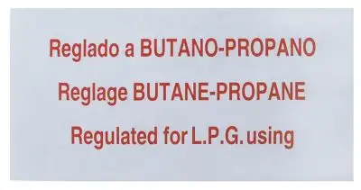 Dekaler Reglado a BUTANO-PROPANO