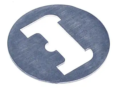 Täckplatta ø 38mm rund Tjocklek 1mm