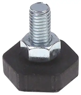 Apparatfot Gänga M8 Plast ø 25mm H 29mm SW 26