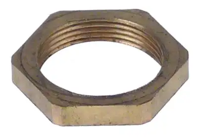 Mutter Gänga M20x1 Mässing H 4mm SW 23 VPE 1Styck