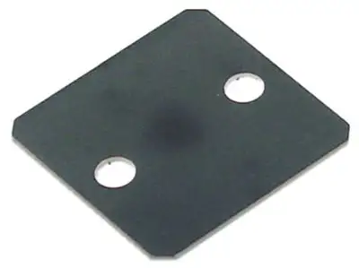 Basplåt Rostfritt stål H 1mm L 40mm B 40mm