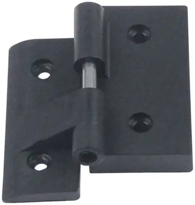Gångjärn Plast svart L 78mm B 78mm BA 40/46mm