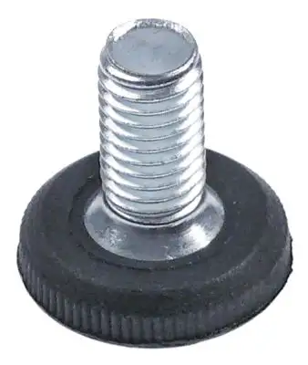 Apparatfot Gänga M10 ø 26mm H 6mm Gänga L 20mm