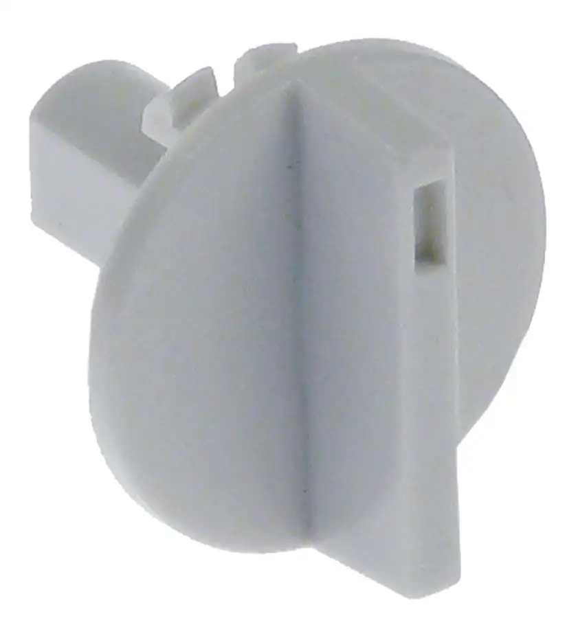 Knopp Ø 27mm grå noll markeringsaxel Ø 6x4,6mm axel