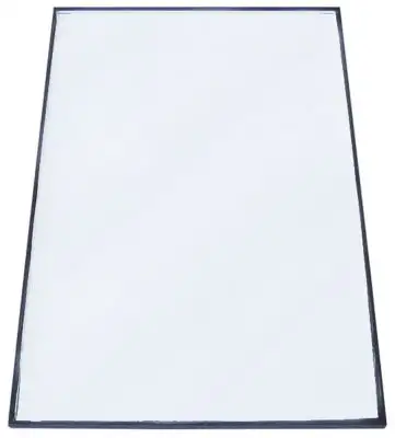 Glasskiva L 635mm B 390mm Materialtjocklek 10mm