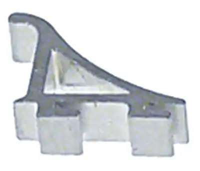 Hyllstöd L 24mm B 7mm H 28mm Aluminium