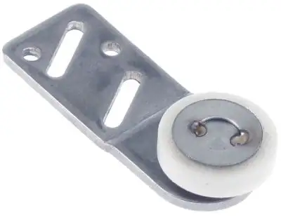 Rulle Rulleø 22mm 6mm Rostfritt stål/plast H 4mm