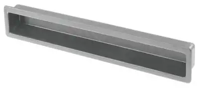 Infällt handtag ABS-plast H 20mm L 250mm B 40mm