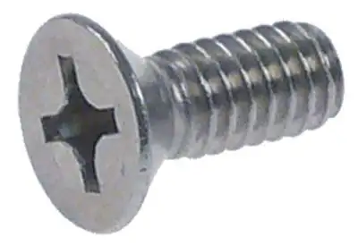 Ämnesskruvtråd 1/4 "UNC L 15mm CNS Ø 6.14mm huvud 11.6mm