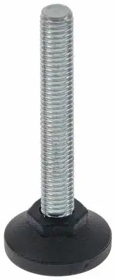 Apparatfot Gänga M8 ø 25mm H 11mm Gänga L 54mm